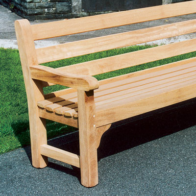 1800 Kensington Seat in iroko