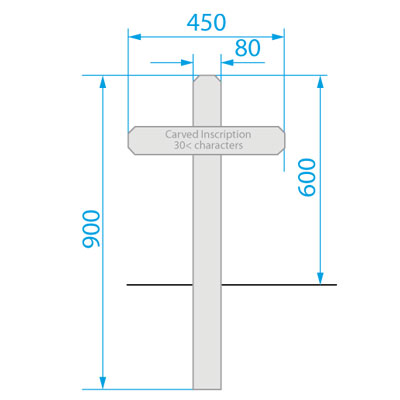 Grave Marker Dimensions