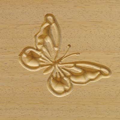 Carved Butterfly Logo