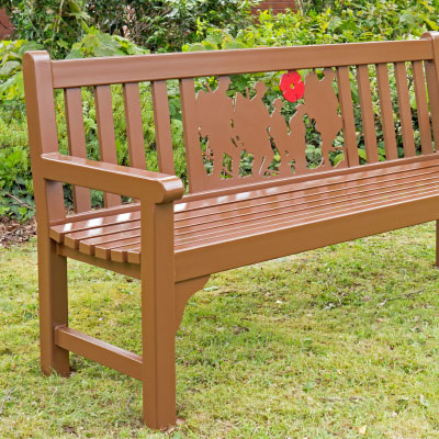 Warwick Memorial Seat in Brown