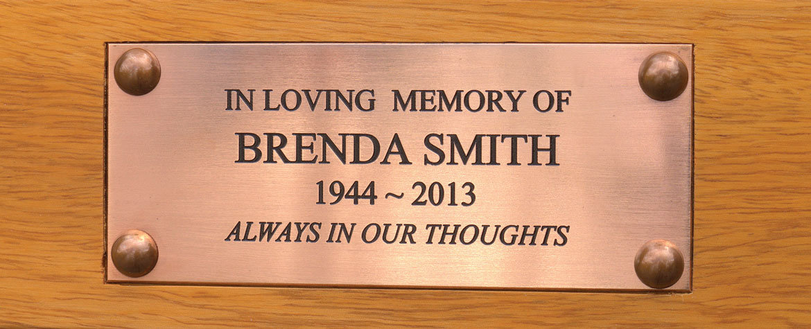 Engraved Bronze Plaques