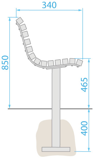 Barmouth Seat diagram