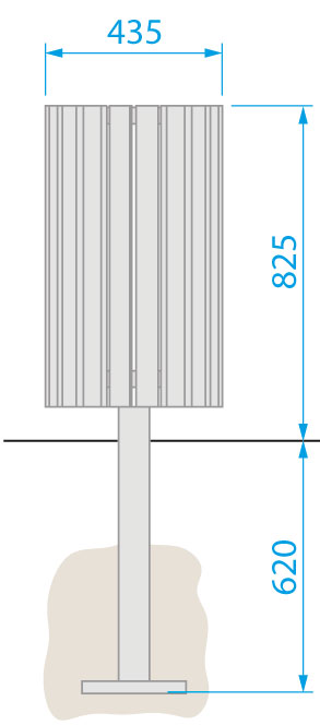 Cardiff & Brecon bin Diagram
