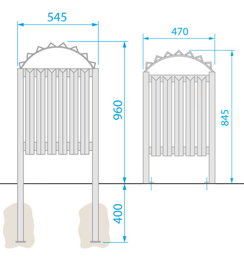 Cardiff & Brecon bin Diagram