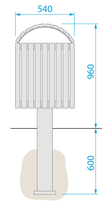 Cardiff & Brecon bin Diagram