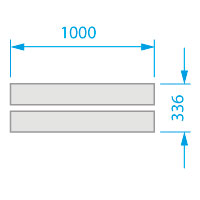 Standard straight board section